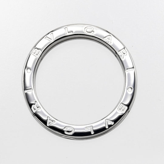 BVLGARI Ring K18 white gold WG Fine jewelry Be zero one Women Used Authentic