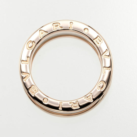 BVLGARI Ring K18 pink gold, ceramic gold Fine jewelry Be zero one Women Secondhand Authentic