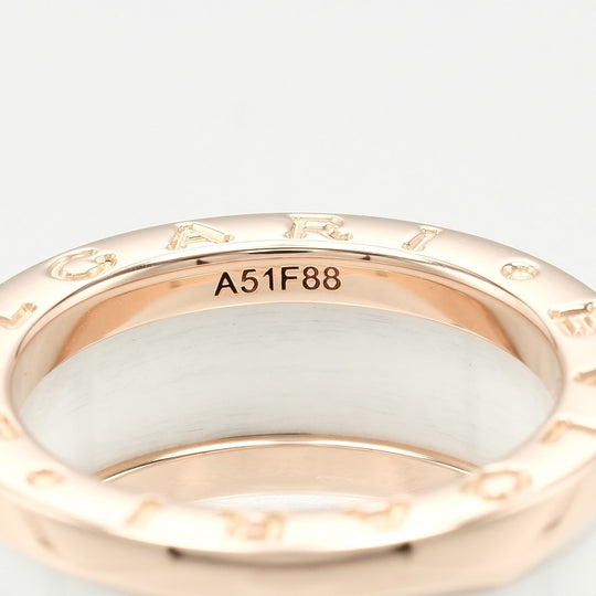 BVLGARI Ring K18 pink gold, ceramic gold Fine jewelry Be zero one Women Secondhand Authentic