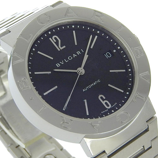 BVLGARI Watches Mechanical Automatic BB33SS Stainless Steel black Bulgari Bulgari black dial Women Used Authentic