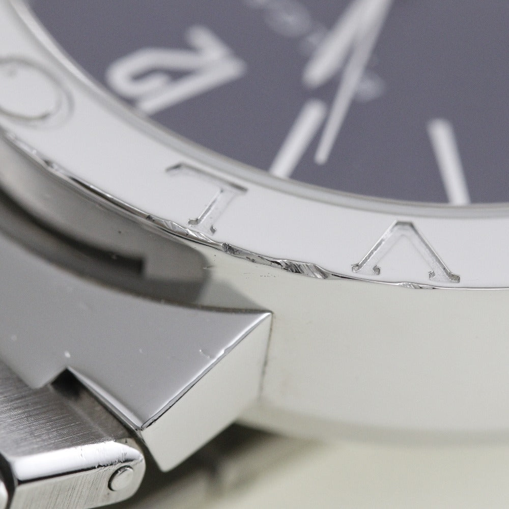 BVLGARI Watches Mechanical Automatic BB33SS Stainless Steel black Bulgari Bulgari black dial Women Used Authentic