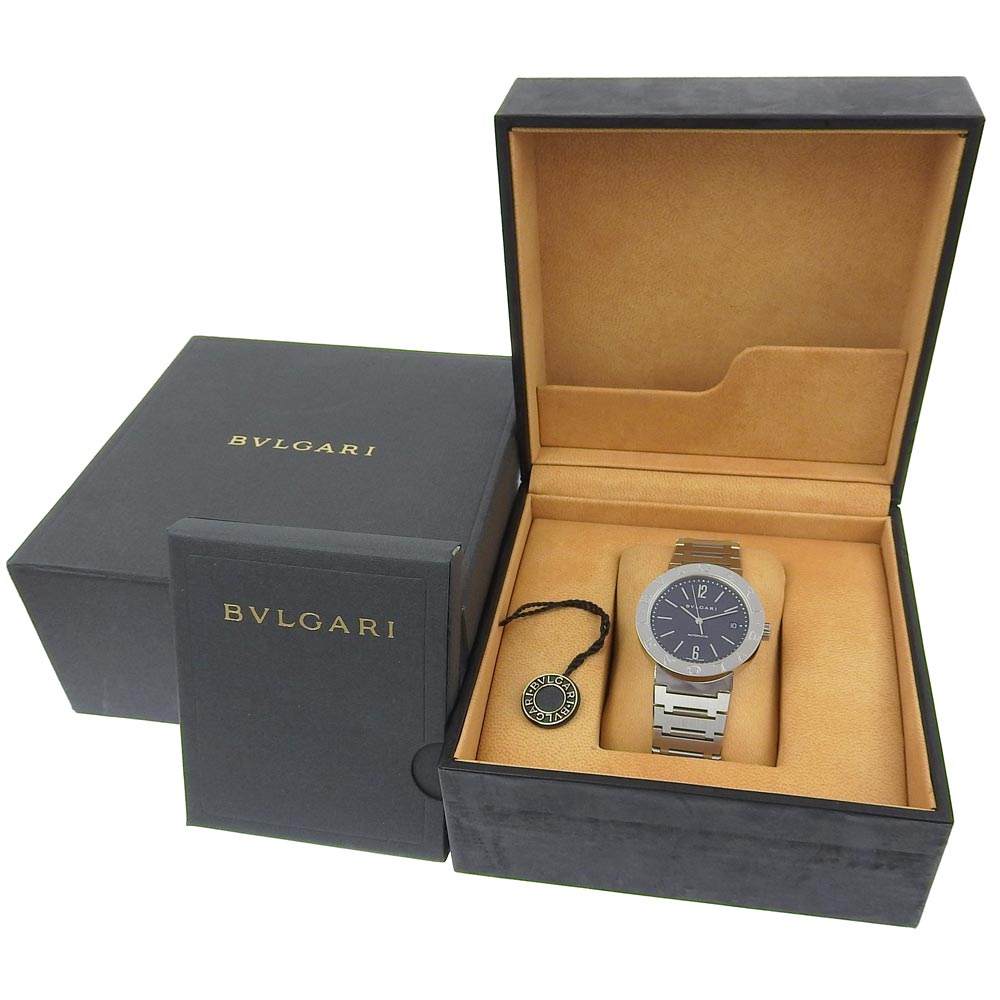 BVLGARI Watches Mechanical Automatic BB33SS Stainless Steel black Bulgari Bulgari black dial Women Used Authentic