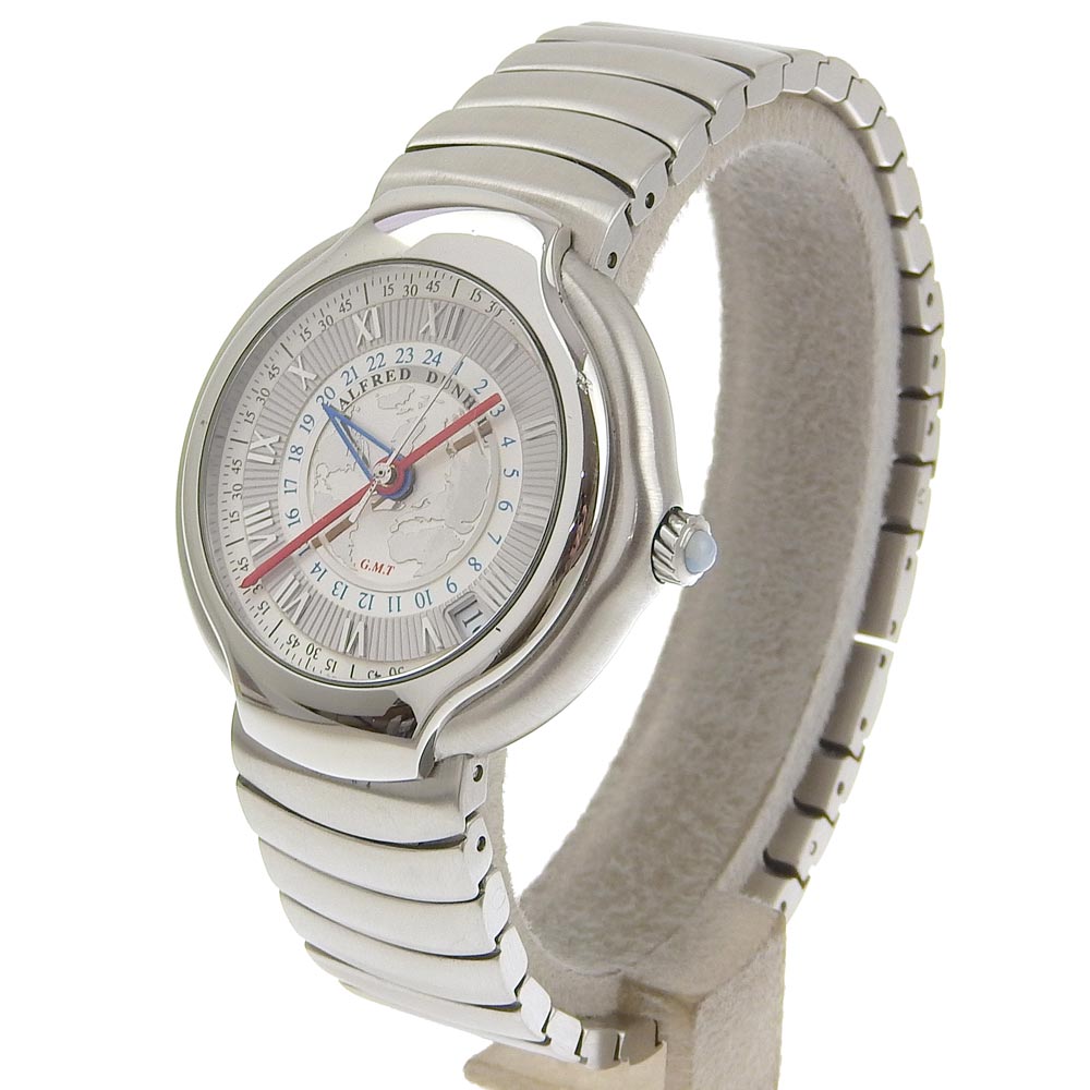 Dunhill Watches Mechanical Automatic BB8023 Stainless Steel Silver Limited to 1,844 pieces Millennium GMT White dial Women Used Authentic