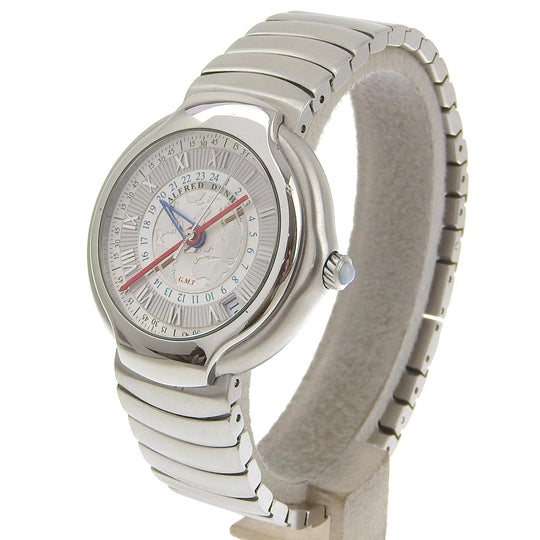 Dunhill Watches Mechanical Automatic BB8023 Stainless Steel Silver Limited to 1,844 pieces Millennium GMT White dial Women Used Authentic