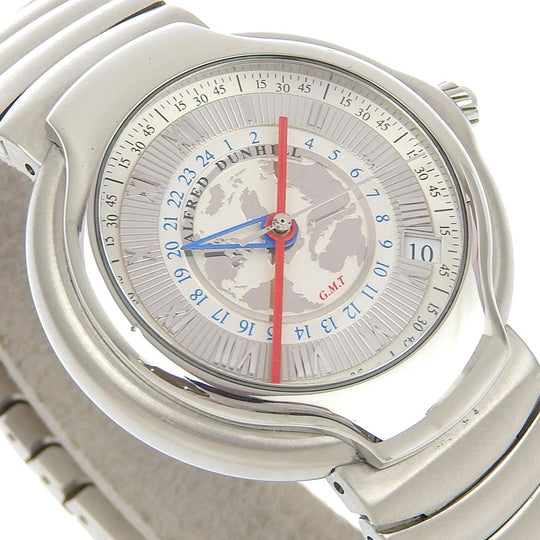 Dunhill Watches Mechanical Automatic BB8023 Stainless Steel Silver Limited to 1,844 pieces Millennium GMT White dial Women Used Authentic