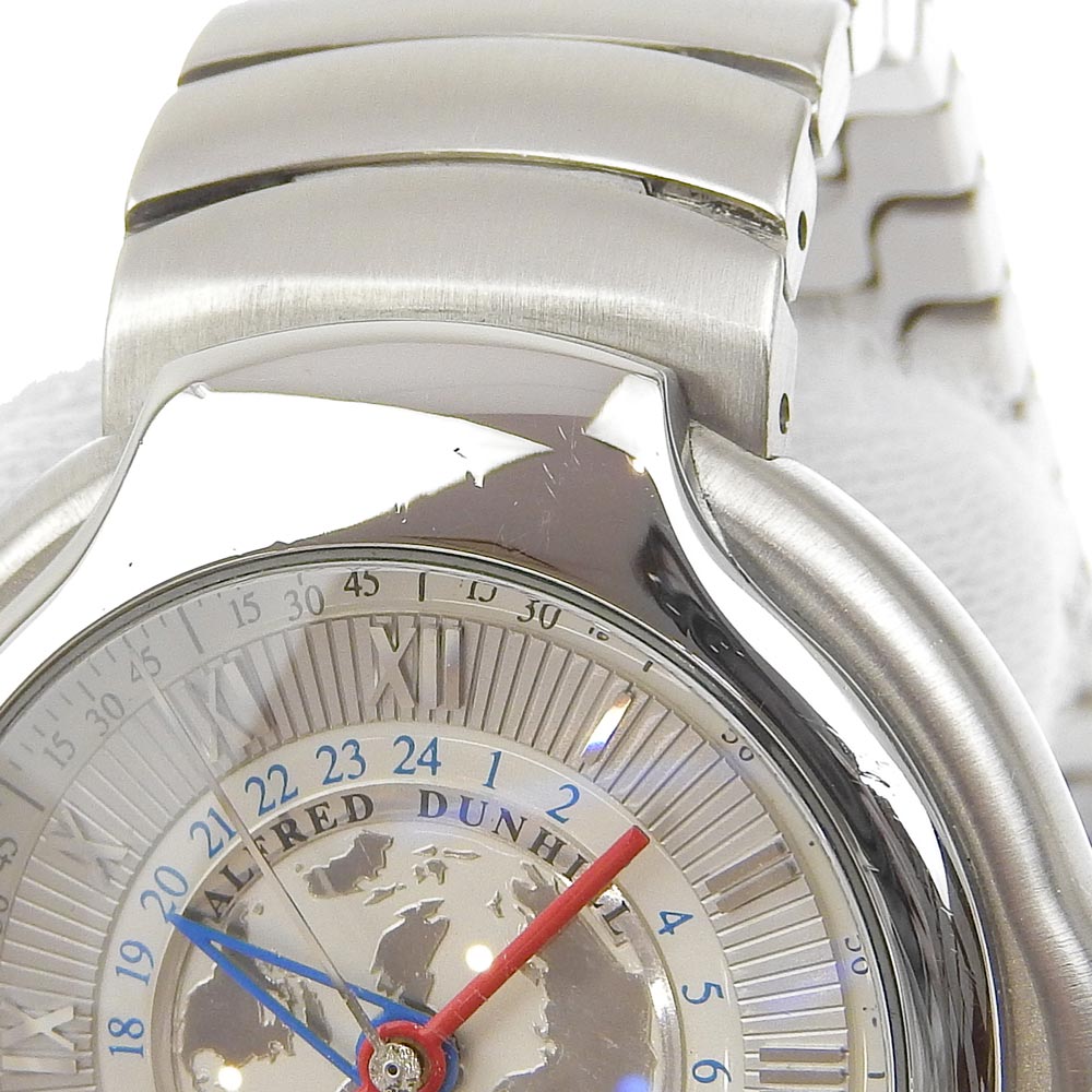 Dunhill Watches Mechanical Automatic BB8023 Stainless Steel Silver Limited to 1,844 pieces Millennium GMT White dial Women Used Authentic