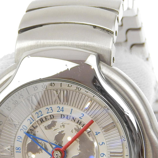 Dunhill Watches Mechanical Automatic BB8023 Stainless Steel Silver Limited to 1,844 pieces Millennium GMT White dial Women Used Authentic