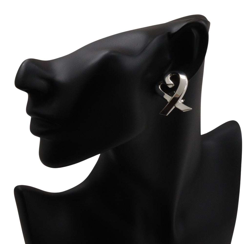 TIFFANY&Co. Pierce Silver925 Silver Paloma Picasso Large Loving heart Women Used Authentic