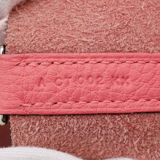 HERMES Handbag Taurillon Clemence pink Picotan Rock 18 PM Women Used Authentic