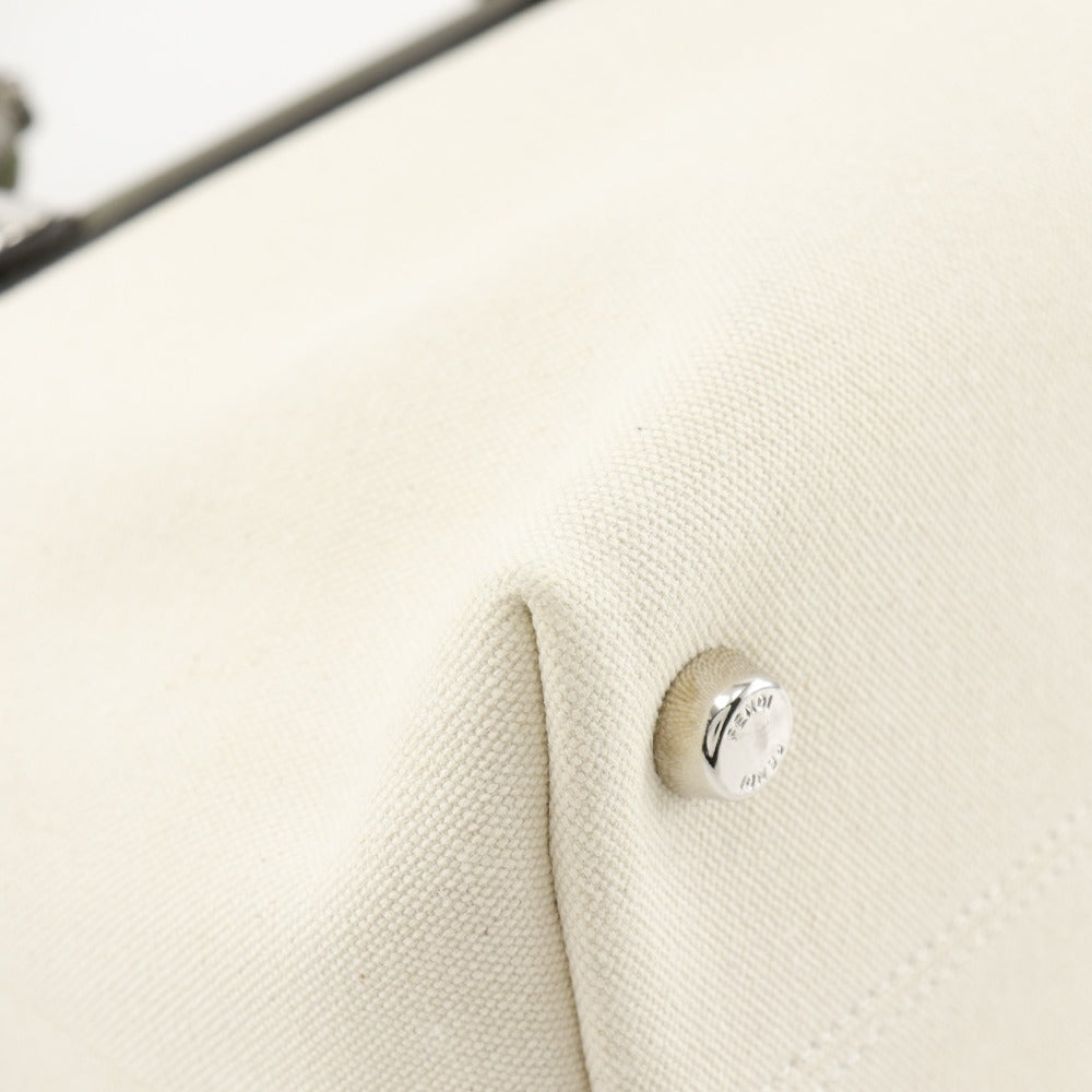 FENDI Shoulder Bag 8BL124 Canvas, Leather Beige / khaki 2WAY handbag By the way medium Women Used Authentic