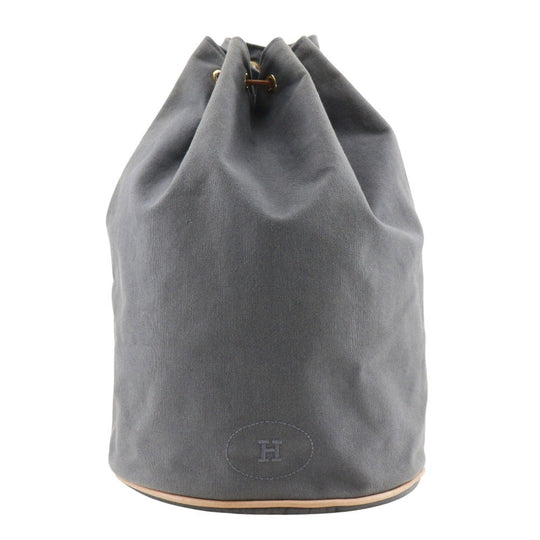 HERMES Shoulder Bag cotton gray one belt POSITION MIMILL unisex(Unisex) Used Authentic