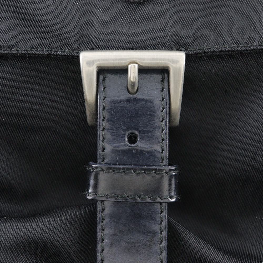 PRADA Shoulder Bag B8994 Nylon black Women Used Authentic
