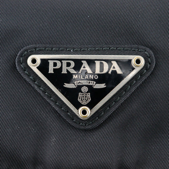 PRADA Shoulder Bag B8994 Nylon black Women Used Authentic