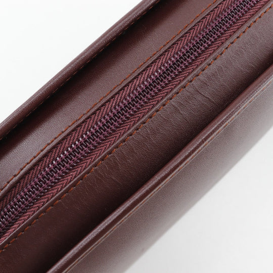 CARTIER Clutch bag Calfskin Bordeaux business bag Must Line unisex(Unisex) Used Authentic