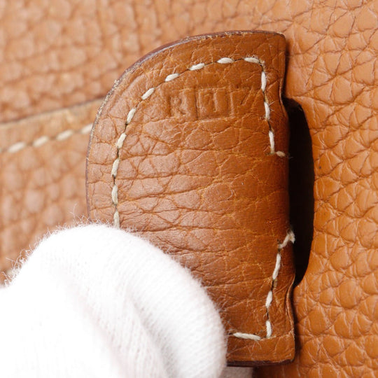 HERMES Shoulder Bag Taurillon Clemence Brown Evelyn Evelyn 2 MM
