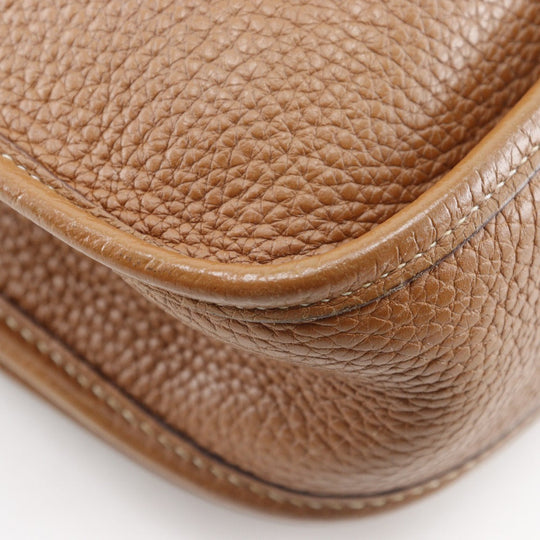 HERMES Shoulder Bag Taurillon Clemence Brown Evelyn Evelyn 2 MM