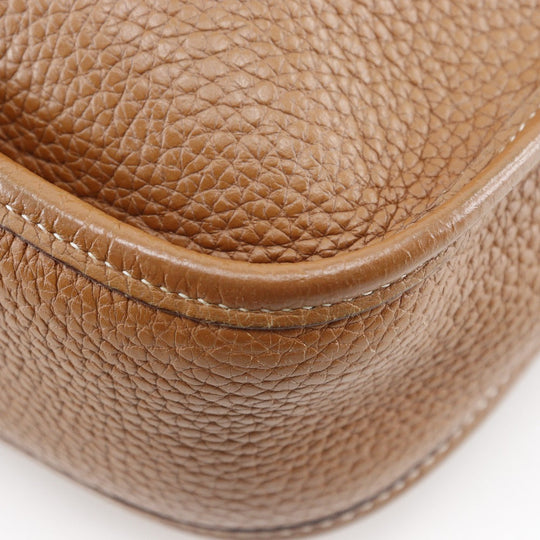 HERMES Shoulder Bag Taurillon Clemence Brown Evelyn Evelyn 2 MM