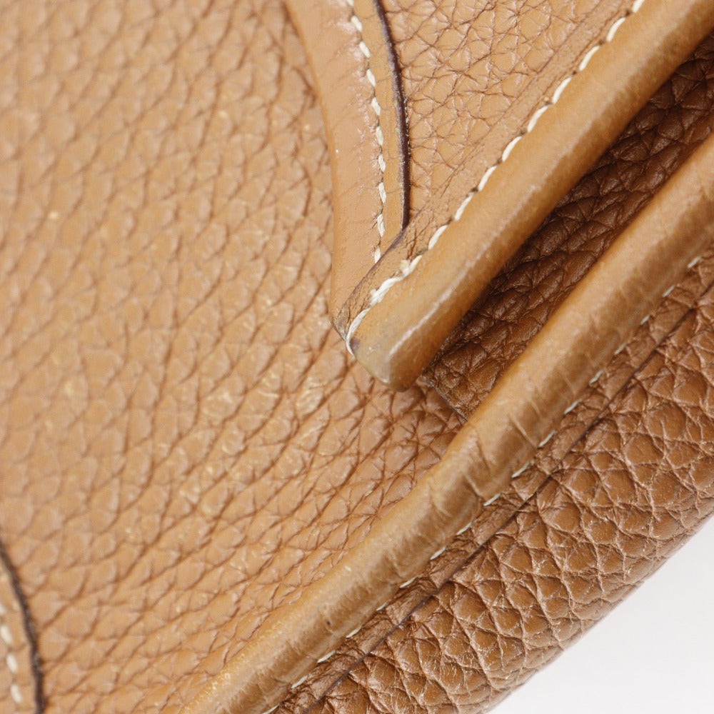 HERMES Shoulder Bag Taurillon Clemence Brown Evelyn Evelyn 2 MM