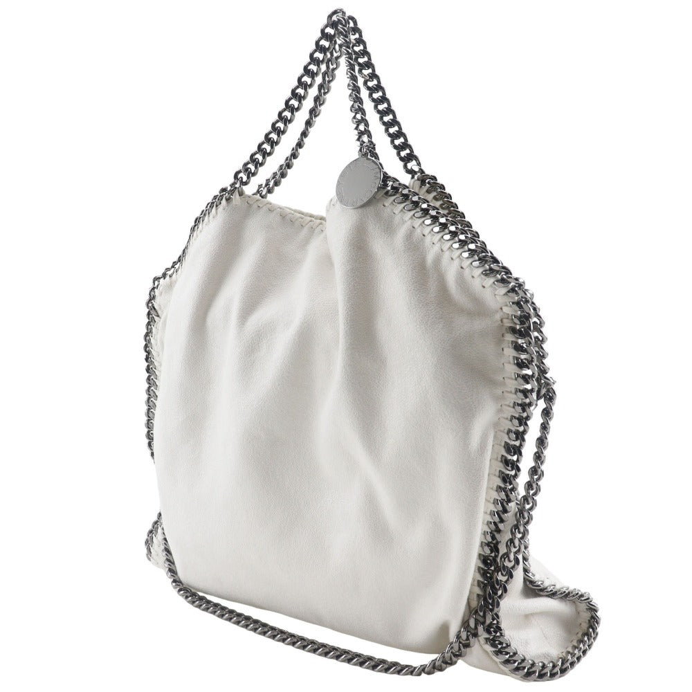 Stella McCartney Handbag 495151 polyester White 2WAYShoulder Falabella