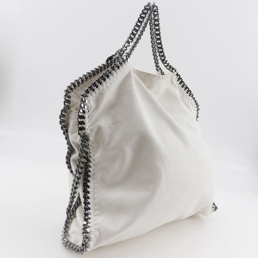Stella McCartney Handbag 495151 polyester White 2WAYShoulder Falabella