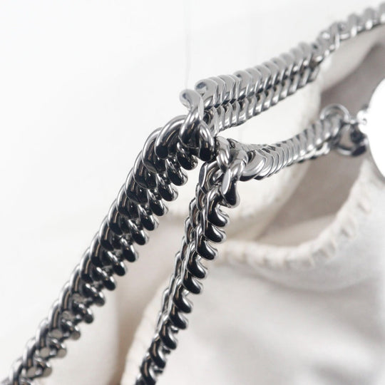 Stella McCartney Handbag 495151 polyester White 2WAYShoulder Falabella