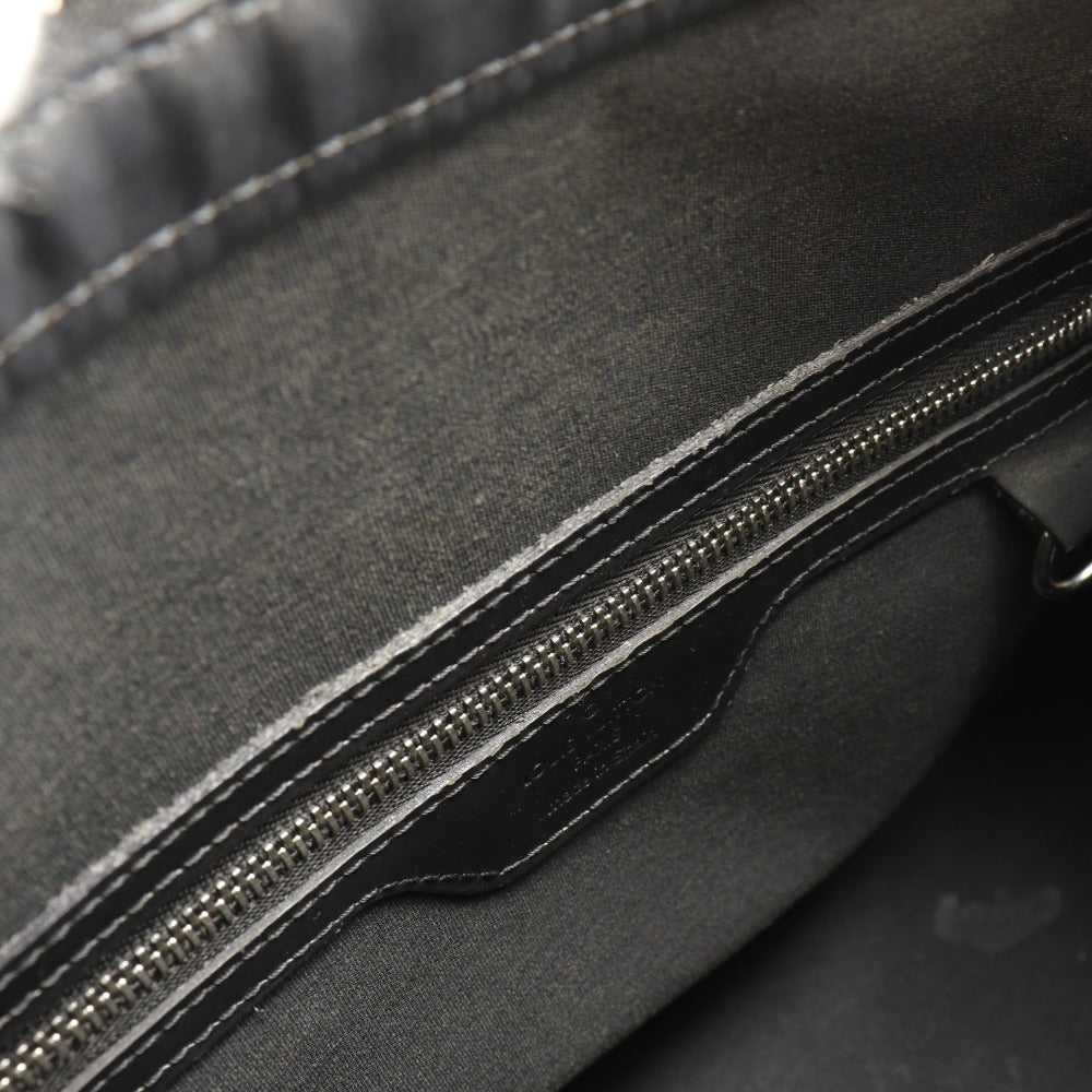 LOUIS VUITTON Tote Bag M55112 Monogram mat black Stockton Women Used Authentic