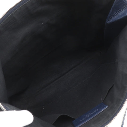 BALENCIAGA Clutch bag 362967 leather Navy blue unisex(Unisex) Used Authentic