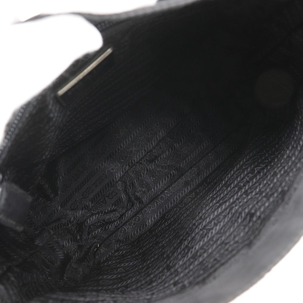 PRADA Shoulder Bag Nylon black unisex(Unisex) Used Authentic