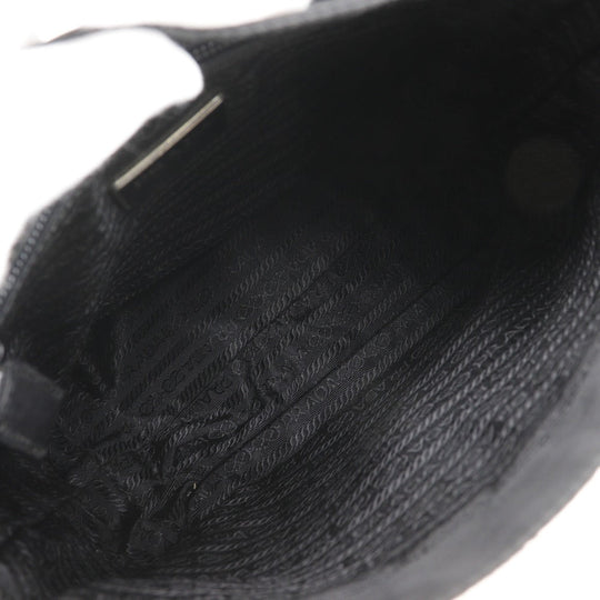 PRADA Shoulder Bag Nylon black unisex(Unisex) Used Authentic