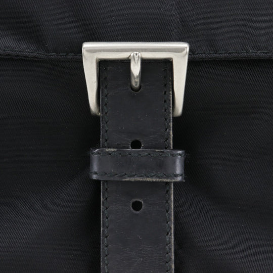 PRADA Shoulder Bag Nylon black unisex(Unisex) Used Authentic