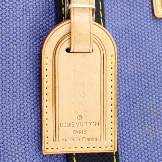 LOUIS VUITTON Tote Bag ‚l40087 canvas Blue Antigua Hippo MM Women Used Authentic