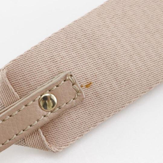 FENDI Shoulder Bag 8BT083 Canvas, Leather Beige / pink Pochette FF Women Used Authentic