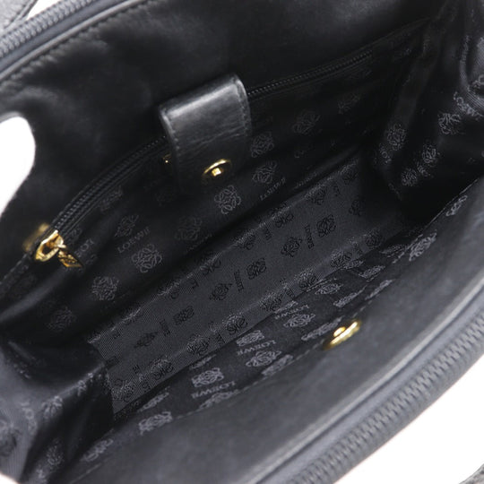 LOEWE Handbag lambskin black anagram
