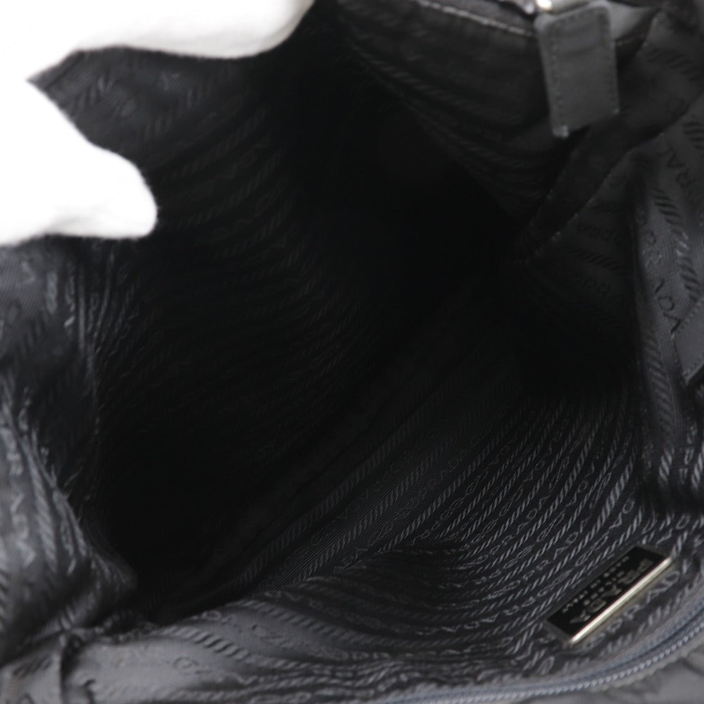 PRADA Tote Bag Nylon black Women Used Authentic