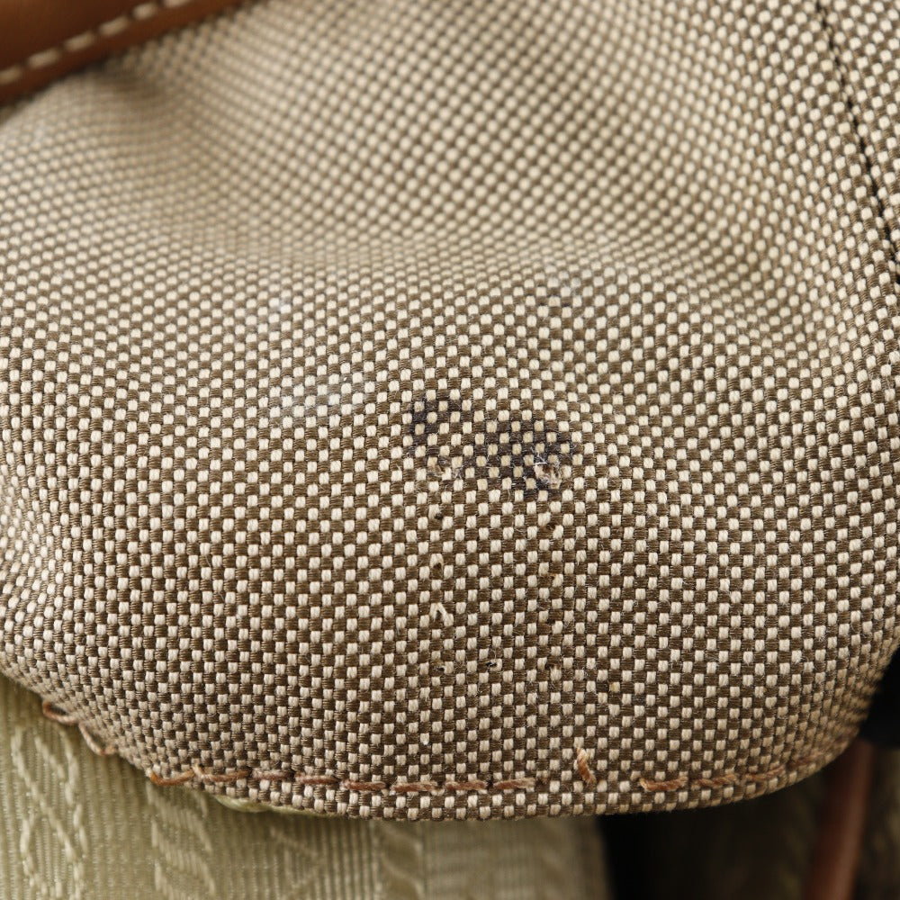 PRADA Handbag BN1841 Canvas, Leather beige 2WAYShoulder logo Women Used Authentic
