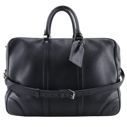 LOUIS VUITTON Business bag M93151 Grain Calfskin Leather black Naxos Porto Document Voyage GM
