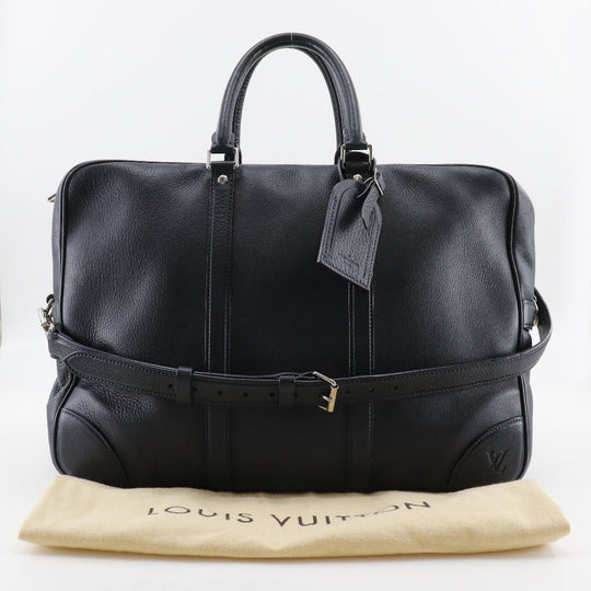 LOUIS VUITTON Business bag M93151 Grain Calfskin Leather black Naxos Porto Document Voyage GM
