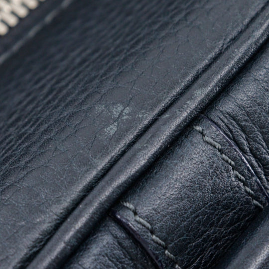 LOUIS VUITTON Business bag M93151 Grain Calfskin Leather black Naxos Porto Document Voyage GM