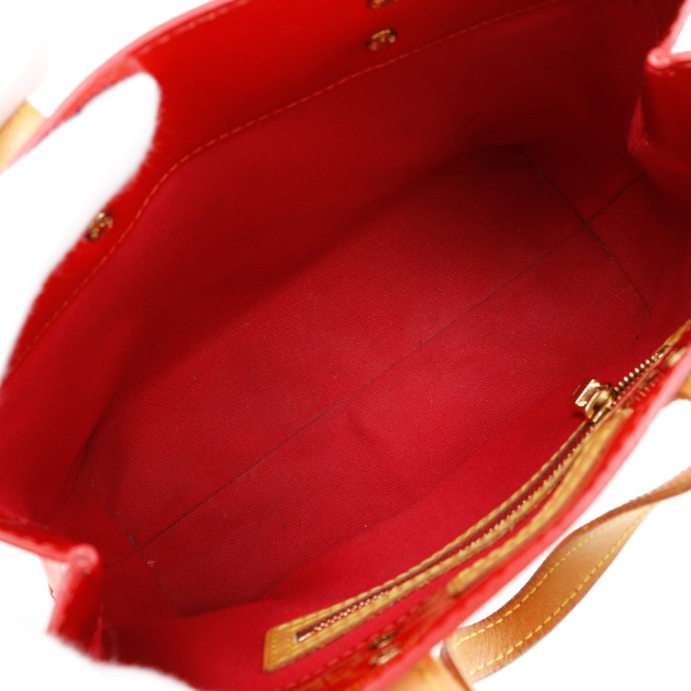 LOUIS VUITTON Handbag M91088 Monogram Vernis Red Lead PM Women Used Authentic