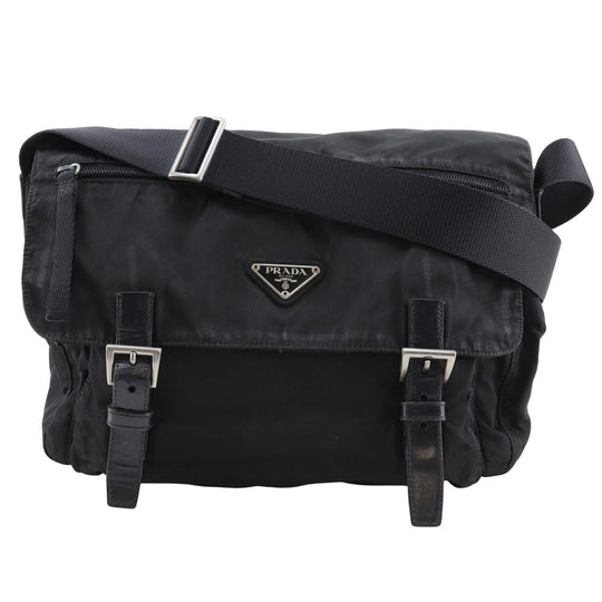 PRADA Shoulder Bag Nylon black