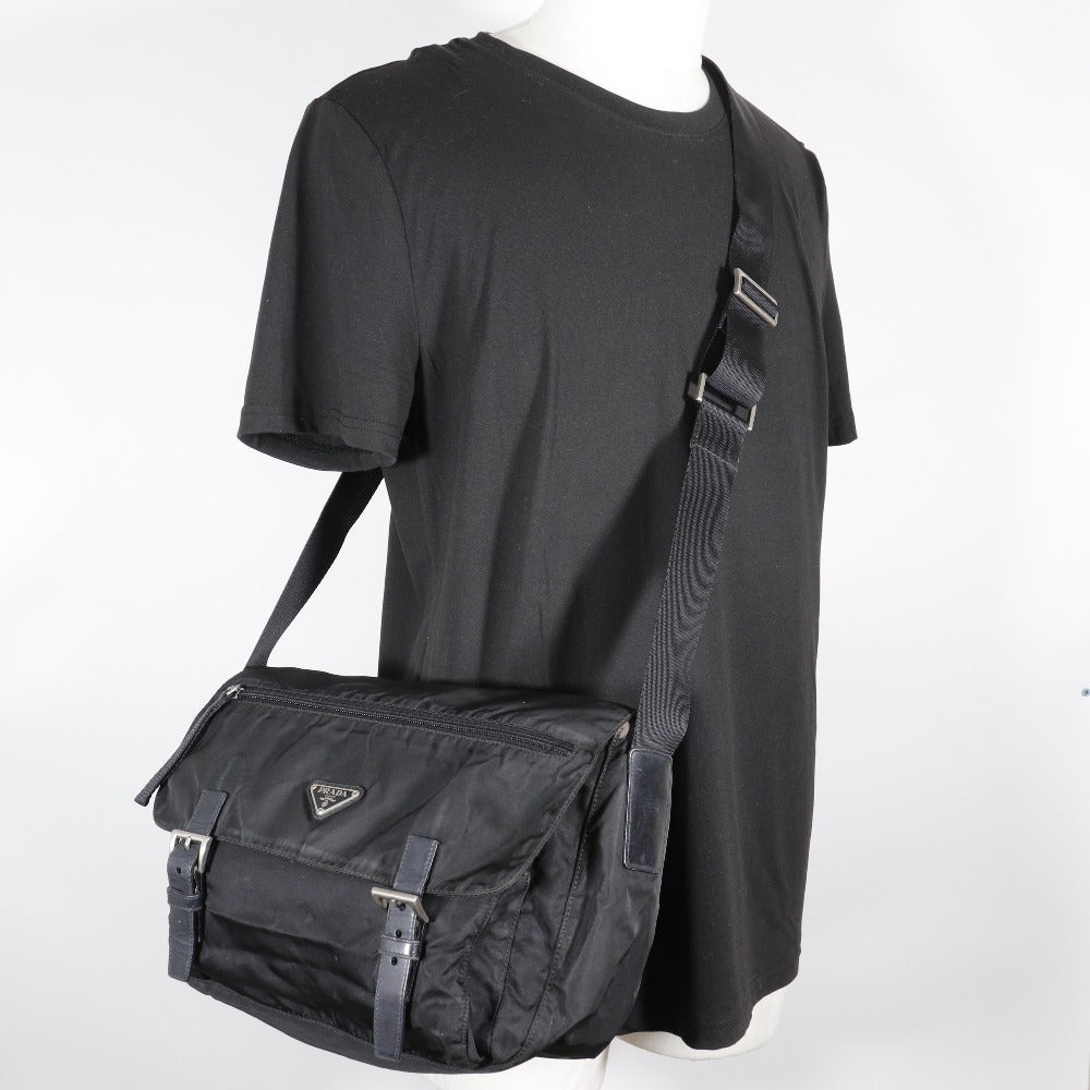 PRADA Shoulder Bag Nylon black