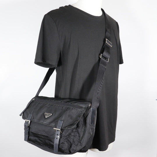 PRADA Shoulder Bag Nylon black