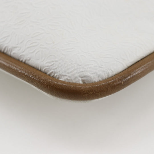 LOEWE Shoulder Bag PVC, Leather white anagram Women(Unisex) Used Authentic