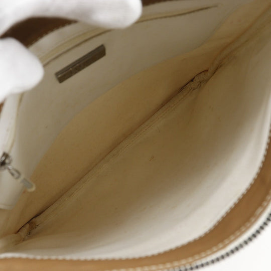 LOEWE Shoulder Bag PVC, Leather white anagram Women(Unisex) Used Authentic