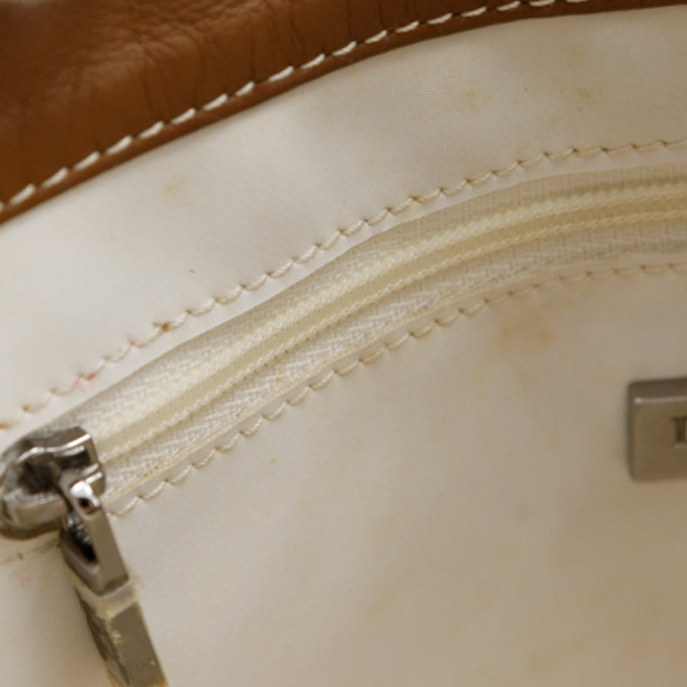 LOEWE Shoulder Bag PVC, Leather white anagram Women(Unisex) Used Authentic