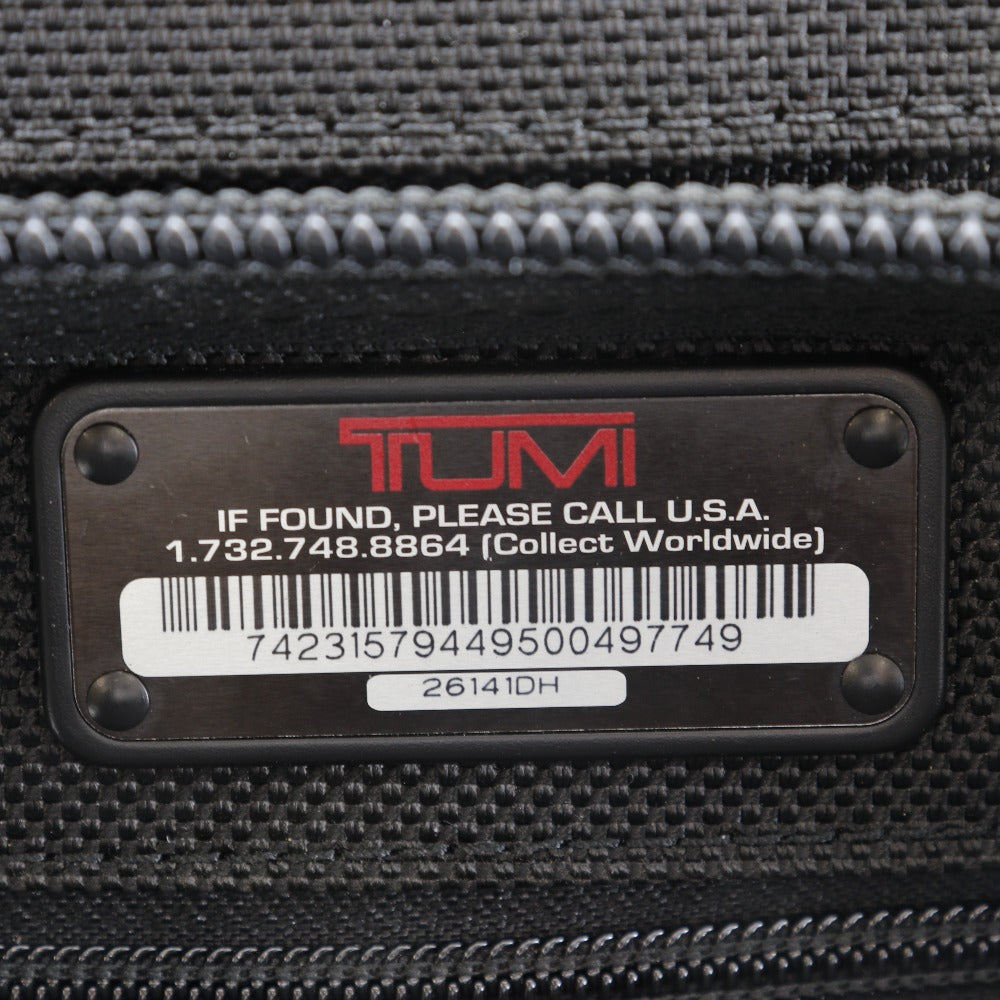 TUMI Business bag 26141DH Nylon canvas black 2WAYShoulder Briefcase expandable mens Used Authentic