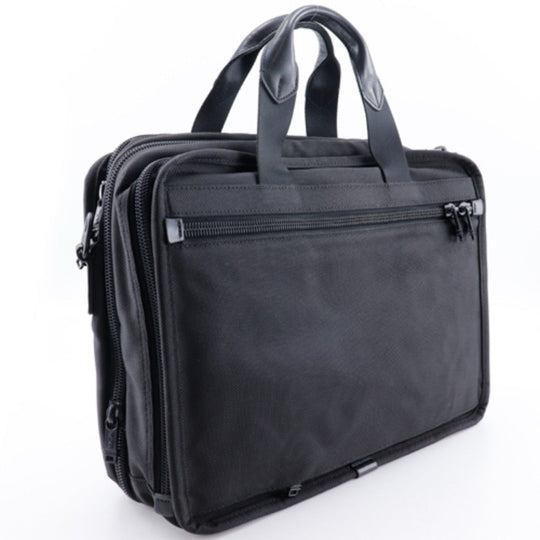 TUMI Business bag 26141DH Nylon canvas black 2WAYShoulder Briefcase expandable mens Used Authentic