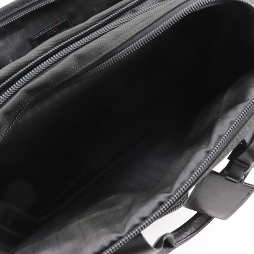 TUMI Business bag 26141DH Nylon canvas black 2WAYShoulder Briefcase expandable mens Used Authentic