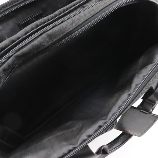 TUMI Business bag 26141DH Nylon canvas black 2WAYShoulder Briefcase expandable mens Used Authentic