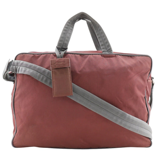 PRADA SPORTS Boston Duffel bag Nylon Brown 2WAYShoulder unisex(Unisex) Used Authentic